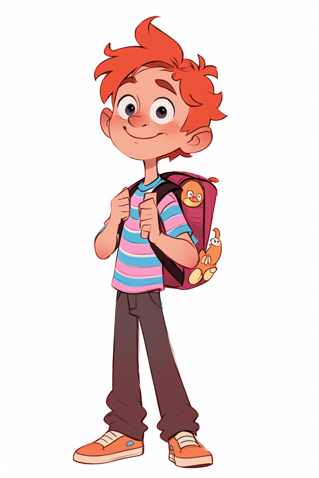 12151-863976989-European and American cartoons, original character design, hand-drawn drafts, backpack, 1boy, solo, male_focus, bag, striped_shi.png